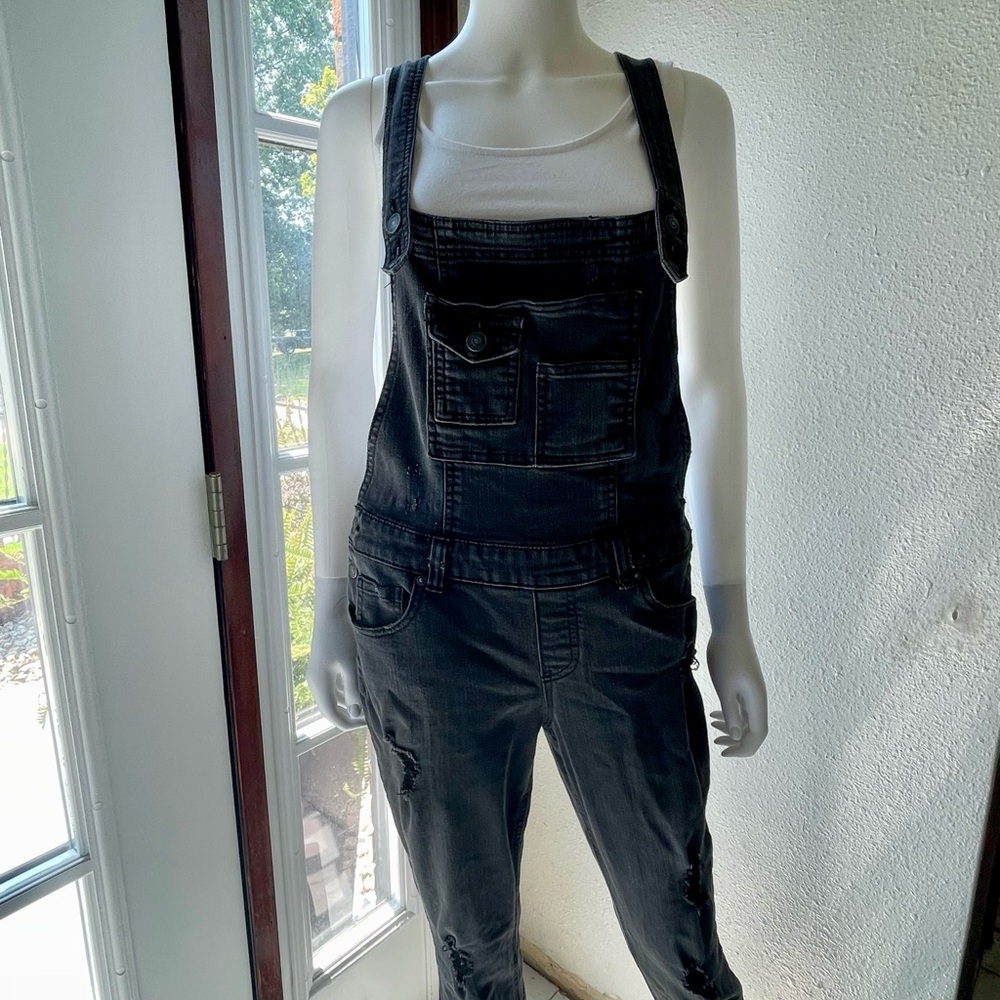 Almost Famous Distressed Overalls